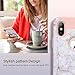 ULAK iPhone Xs Case, iPhone X Case, Slim Fit Hybrid Hard PC Shell Flexible Shock Absorbing TPU Skin Protective Grip Cover for Apple iPhone X/Xs 5.8 Inch, Cracked Marble