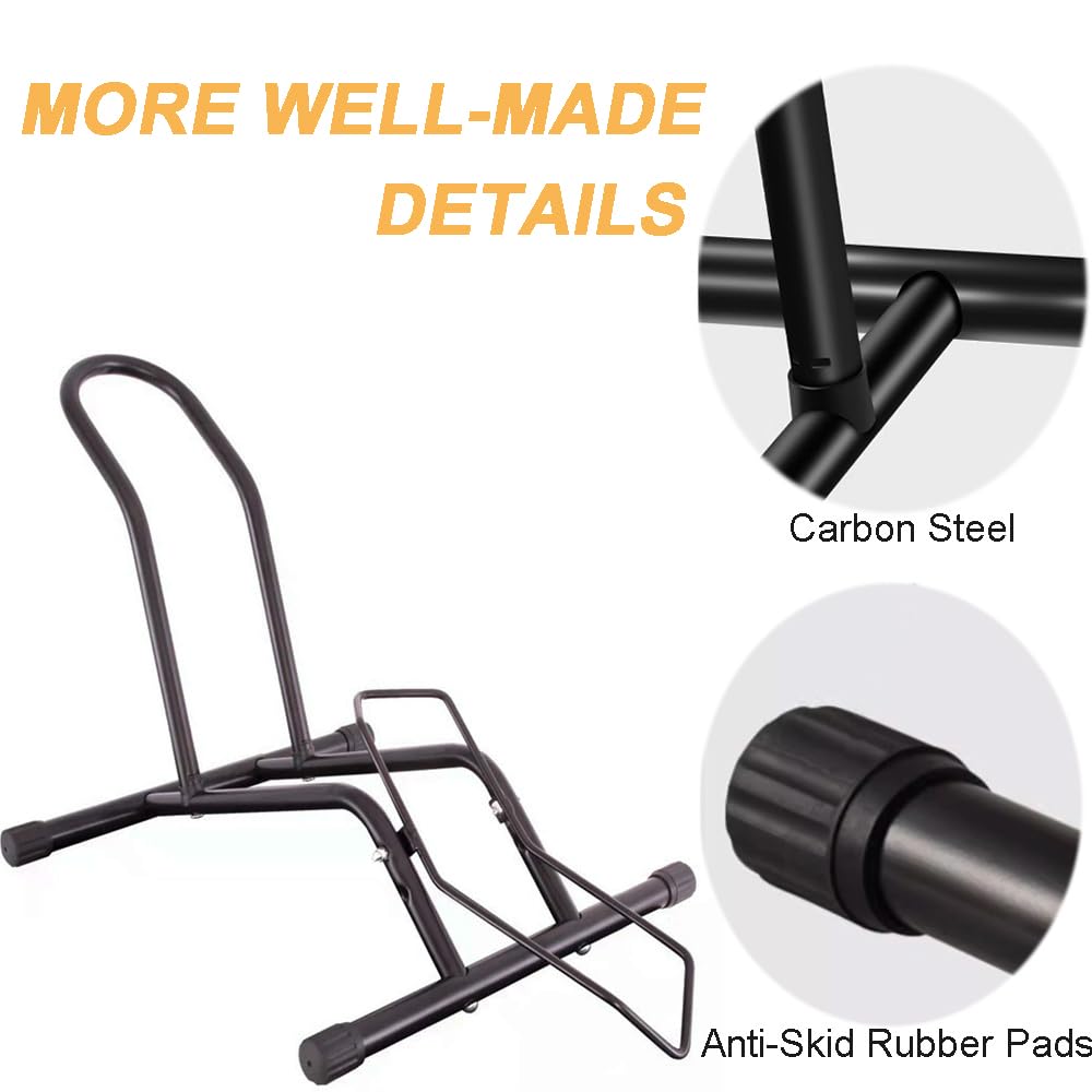 Support de vélo, support réglable pour rangement et stationnement de vélos, y compris électriques