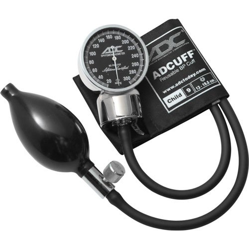ADC 700-9CBK Aneroid Sphygmomanometer, Black, Child