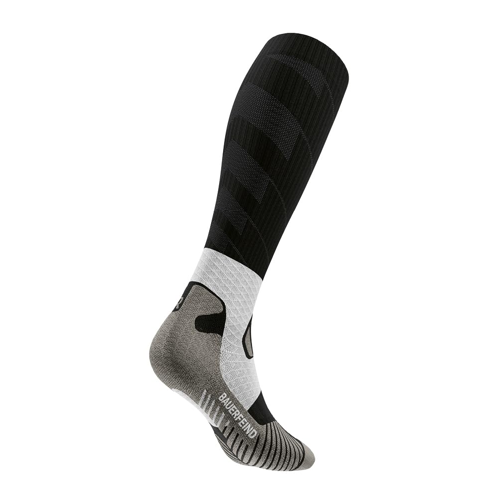 BAUERFEIND Trailrunning-Socken „Trail Run Compression Socks“, Herren Sportsocken mit Kompression, Stabilität im Sprunggelenk, 1 Paar