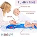 Hoovy Inflatable Tummy Time Water Mat for Infants Babies Toddlers Visual Stimulation Playtime Fun Activity Center Baby Toy