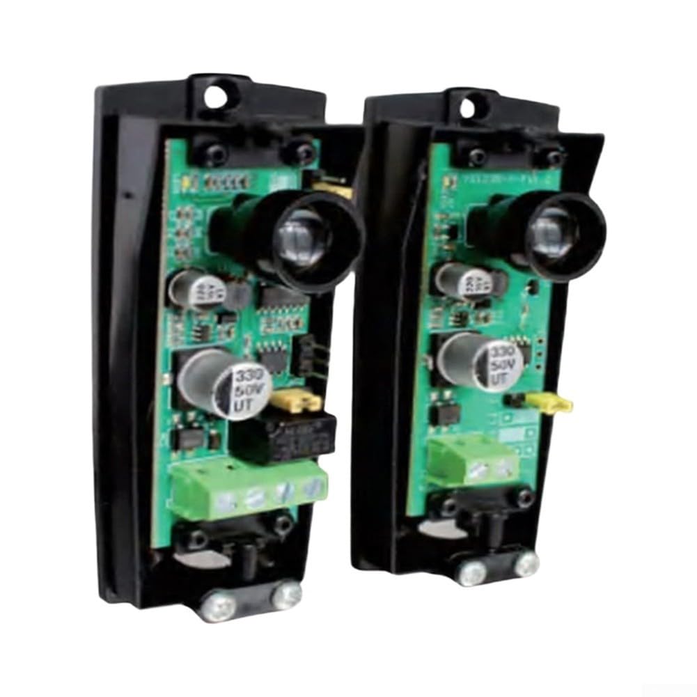 Sensor de infrarrojos YS123 para accionamiento de puerta, resistente al agua, IP44 (YS123Y) | IP44 resistente al agua, carcasa ABS, para uso exterior, puerta de garaje, seguridad automática