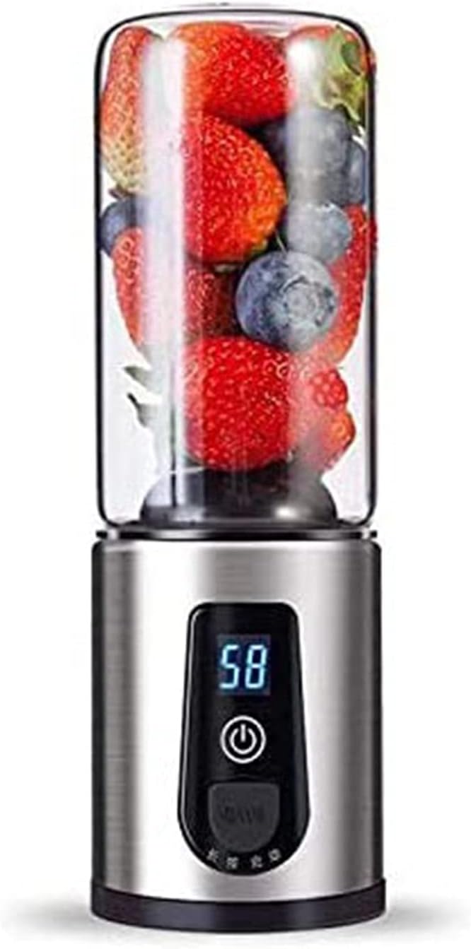 Portable Blender, Personal Blender, Mini Juicer Cup USB Rechargeable and Personal Size Blender Smoothies akes,400ml,Fruit Juice, Mixer