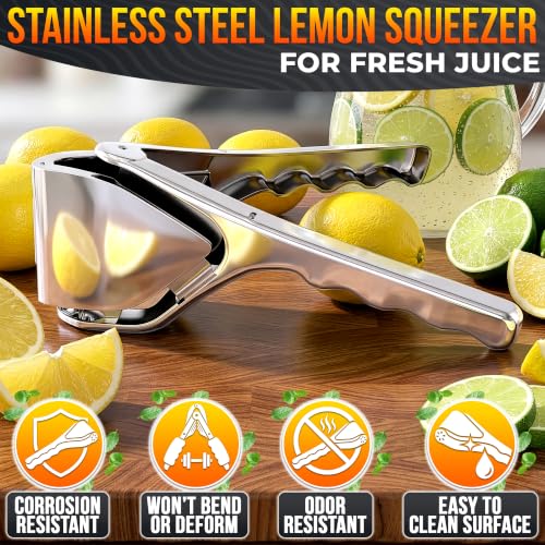 Image of NADOBA Lemon Squeezer and Lime Squeezer, Max Extraction Citrus Hand Juicer
