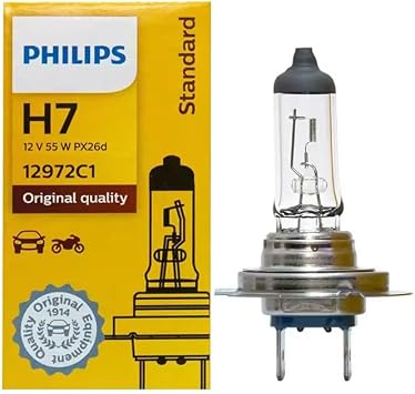 Philips H7-OLD Standard Halogen Headlight Bulb (Pack of 1)