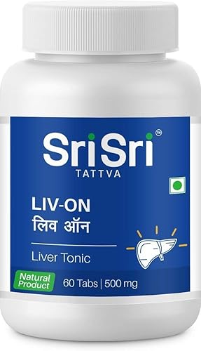 Sri Sri Productos Liv-On - Pestaña 60 (para todos los problemas relacionados con el hígado) X 1