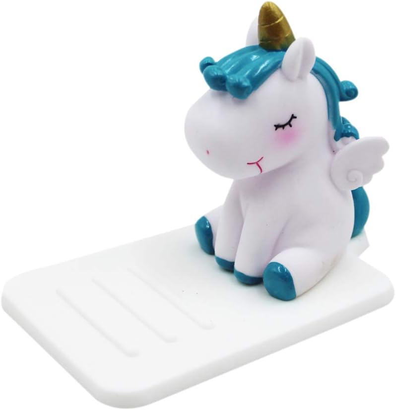Amamcy Novelty Cute Unicorn Phone Holder Desktop Silicone Stand for iPhone 6/7/8 Plus Smartphone iPad