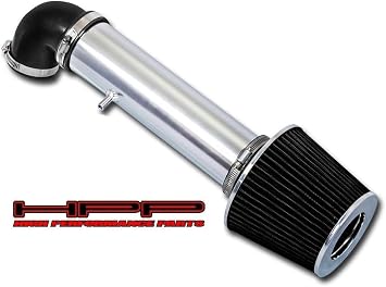 Short Ram Air Intake Kit & Black Filter Combo Compatible for 1997-2004 Jeep Cherokee/Grand Cherokee, 4.0L L6 Engine