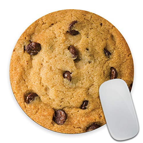 Wasach Cookie géant aux pépites de chocolat – Tapis de souris – Tapis de souris – Amusant – Cadeau pour un collègue de travail ou un enseignant
