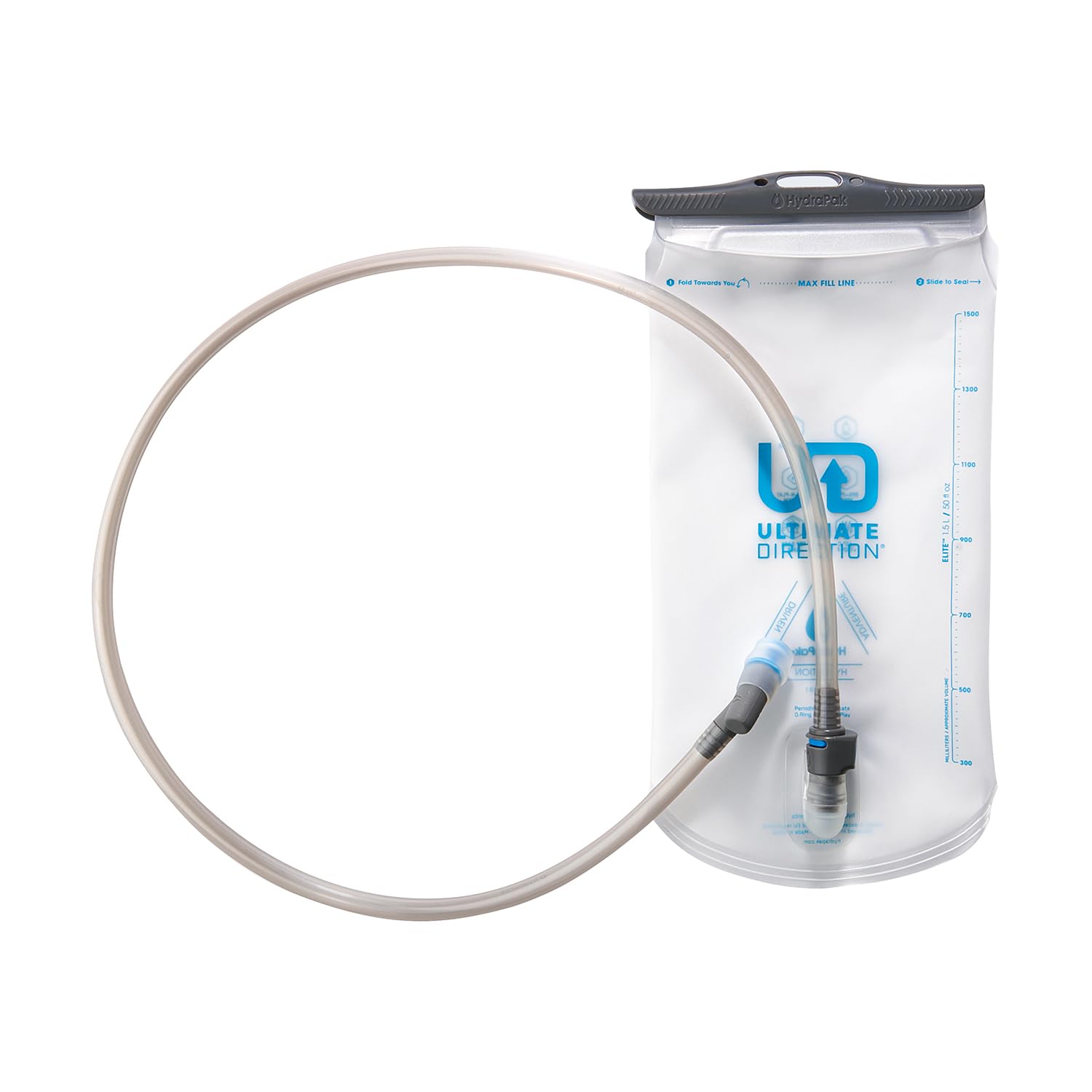 Ultimate Direction Water Reservoir, Hydration Bladder with Straw for Hiking, Running, Endurance Athletes, 1.5L-3.0L