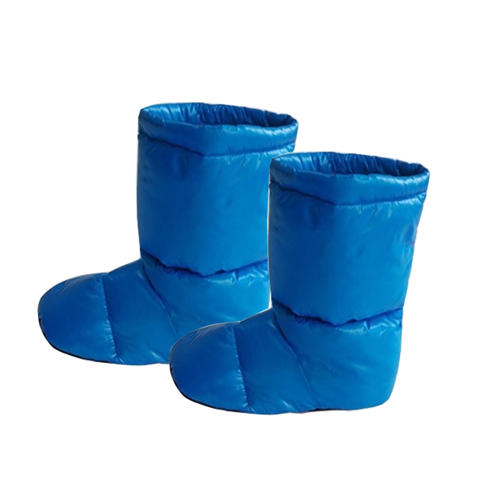 Chaussons d'hiver en Duvet d'oie pour Hommes Et Femmes - Chaussettes Pantoufles Chaudes, Douces Et Confortables, Résistantes À l'eau, Chauffe-Pieds pour Camping, Randonnée, Sommeil en Intérieur