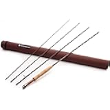 Classic Trout Freshwater Fly Fishing Rod - Moderate Action 4-Piece Fly Rod - Case Included