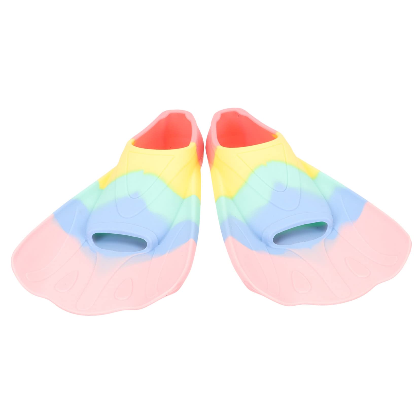 Abaodam 1 Pair Boys and Girls Diving Snorkeling Flipper for Swimming Training Silicone for Boys Girls