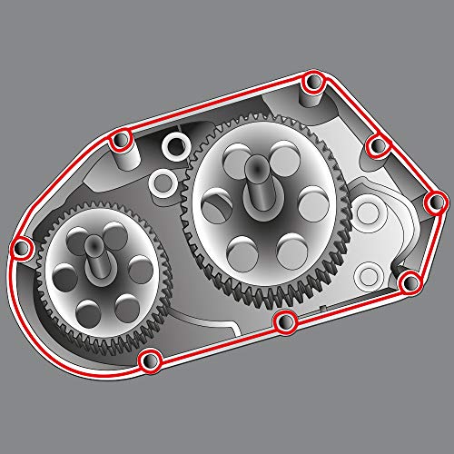 Image of WEICON Gasket Maker | 310 ml | Special adhesion Sealent for car engine, motorbike, metal, glass, ceramic and more | Resistant to High-Temp, pressure, aging and UV | Permanently elastic (Red)