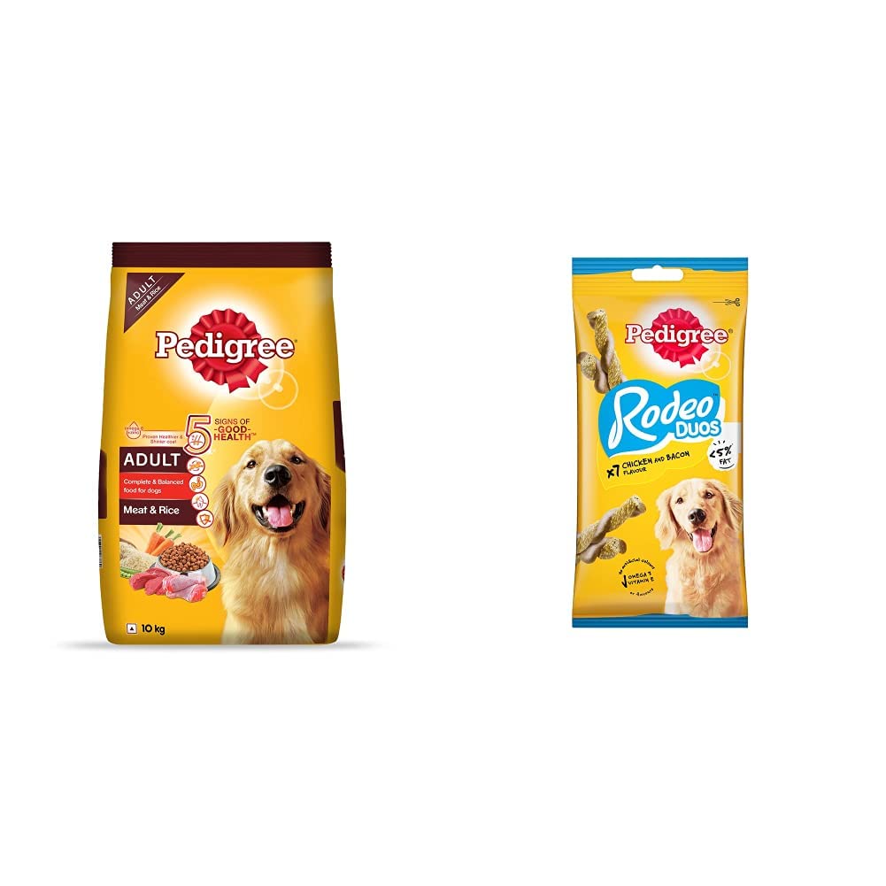 See full amazon price history chart for Pedigree Dry Food for Adult Dogs, Meat & Rice Flavour, 10kg Pack&Pedigree Rodeo Duos Treat for Adult Dog, Chicken & Bacon Flavour, 123g Pedigree Dry Food for Adult Dogs, Meat & Rice Flavour, 10kg Pack&Pedigree Rodeo Duos Treat for Adult Dog, Chicken & Bacon Flavour, 123g (B0BP52F69X) Amazon Price History, Amazon Price Tracker