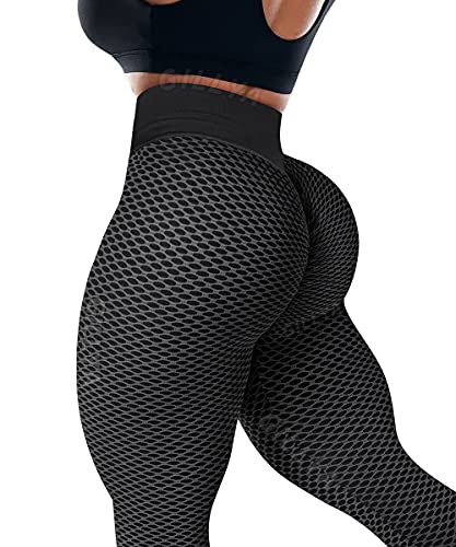GILLYA TIK Tok Leggings for Women Booty Lift Scrunch Butt Lifting Leggings Anti Cellulite TIK tok Yoga Pants