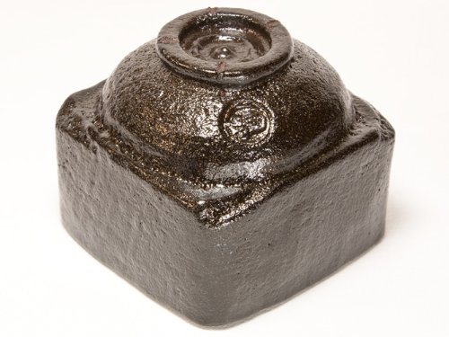 Amazon | 長次郎「ムキ栗」写し 黒楽抹茶碗 | 佐々木昭楽 | 抹茶碗 通販