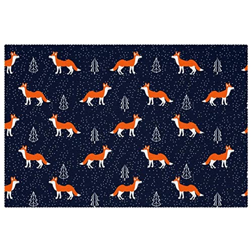 Sets de table de salle à manger Foxes pour repas conviviaux