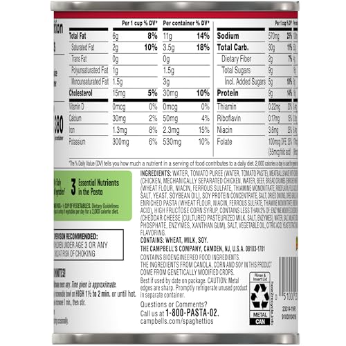 SpaghettiOs Canned Pasta with Meatballs, 15.6 oz Can - image 4