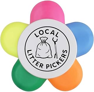 Azeeda 'Local Litter Pickers' Flower Shape Hi...