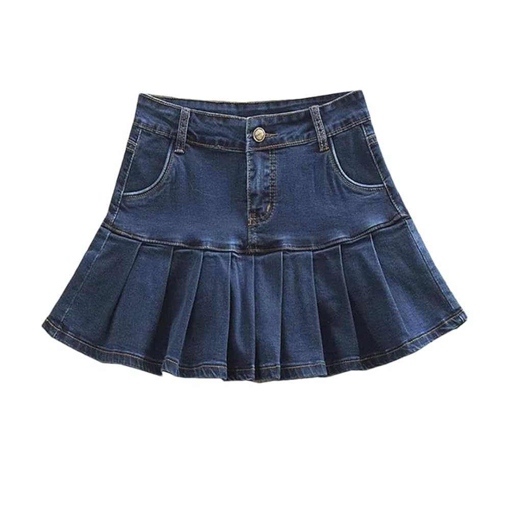 スカート riu Short denim skirt High waist denim short skirt – Riu
