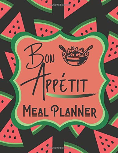 Bon Appétit Meal Planner: 55 Weeks of Menu Planning Pages with Weekly Grocery Shopping List