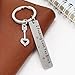 Teniinet Best Friend Keychain for Women, Stainless Steel Key Chain Engrave I Fking Love You Bith Birthday Christmas Friendship Gift for Bestie Best Friends Female Bff
