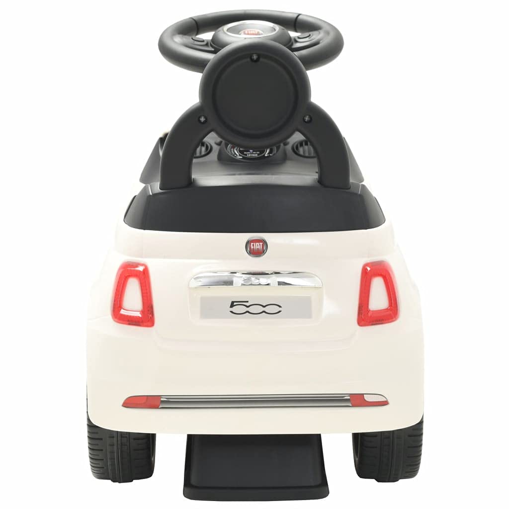 Coche correpasillos Fiat 500 Blanco Juegos y Juguetes Juguetes Juguetes para montarse Vehículos a Pedales o para Empujar