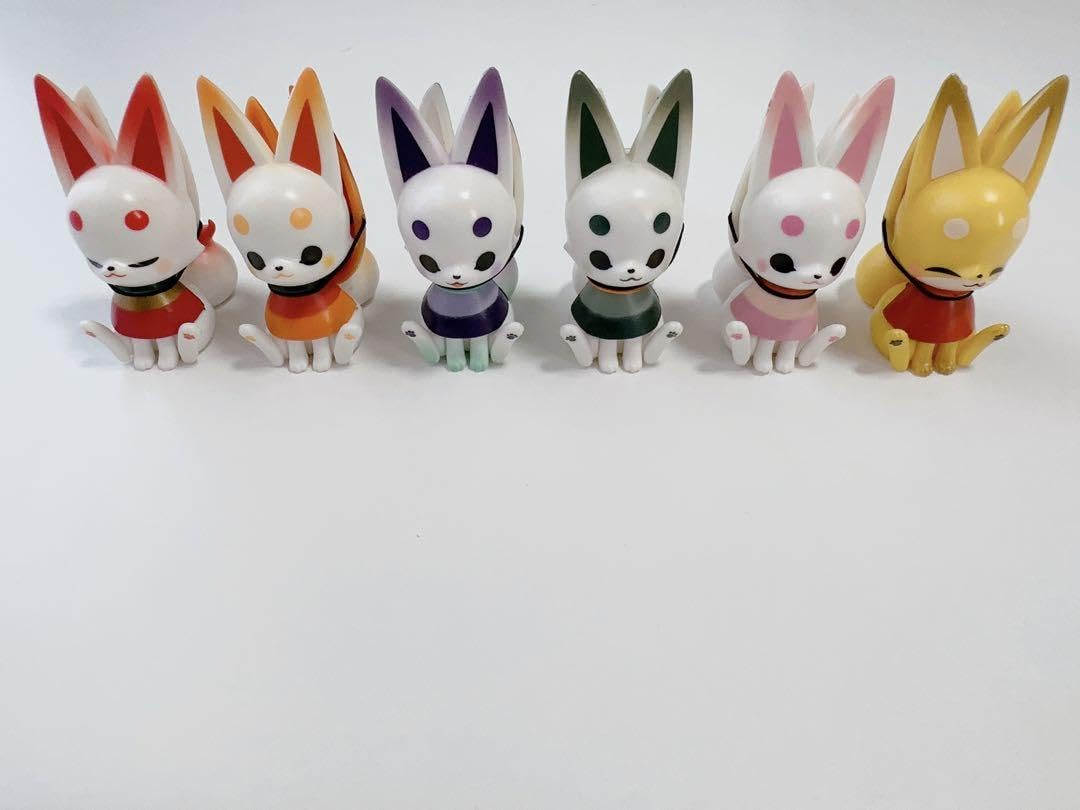 ボックストイ　花いろこぎつねマスコット　第1弾　第2弾　フルコンプ Amazon | 花いろこぎつねマスコット2 全6種コンプ ガチャ ミニチュア