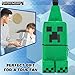 Minecraft Crossbody Bag for Kids Teens Creeper Sling Chest Bag for Travel with Adjustable Strap Gamer Gifts for Boys (Green)