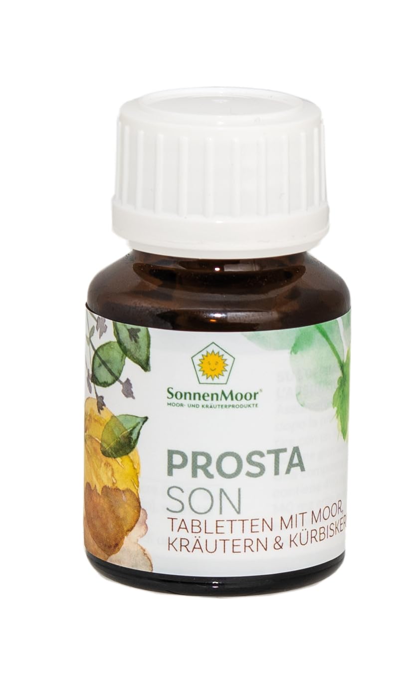 SonnenMoor ProstaSon Tabletten - 30 Stück für 30 Tage - natürliche gepresste Moortabletten zum Einnehmen für den Mann