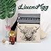 LiuenMgg Sketch Highland Cattle Messenger Bag Small Ethnic Pattern Printed Adjustable Strap Crossbody Zipper Pouch Sketch Highland Cattle Phone Organizer Wallet Cute Shoulder Handbag for Women
