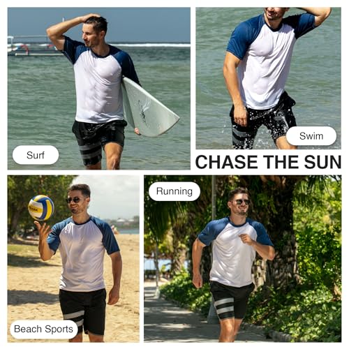 Image of Kanu Surf Men's CB Rashguard UPF 50+ Swim Tee