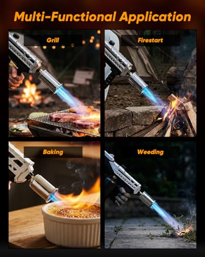 Image of Saker Propane Torch for BBQ, Grill & Campfire with Adjustable Flame