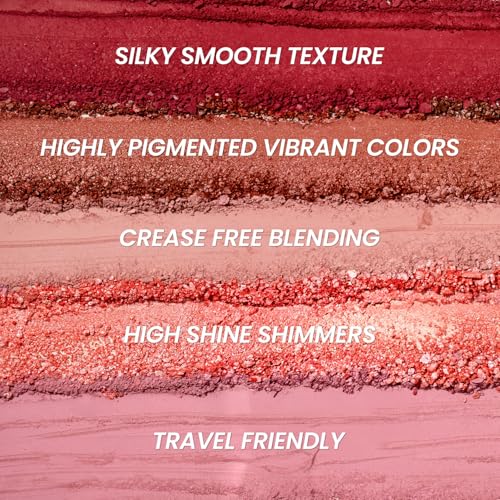 Image of INSIGHT On The Go Eyeshadow Palette - Rosaline | Highly Pigmented | Silky Smooth | Crease-Free Blending | Shimmer & Matte Shades | Travel-Friendly (10g)
