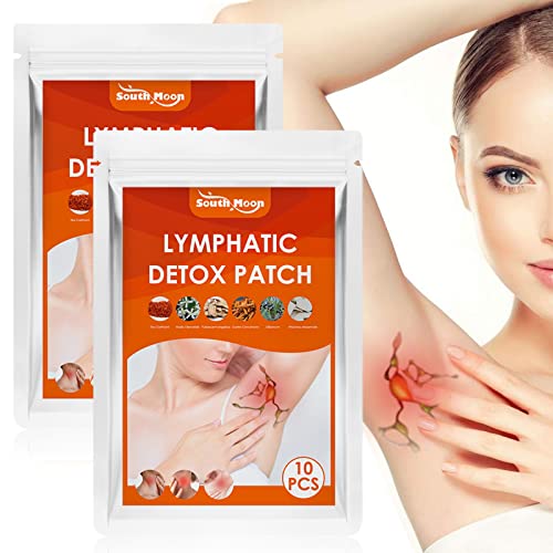 Fengyang 20Pcs Patch Lymphatique des Aisselles, Patch de Soin de la Lymphe à Base de Plantes Sous les Bras, Patch de Drainage Lymphatique Sous les Bras Cover