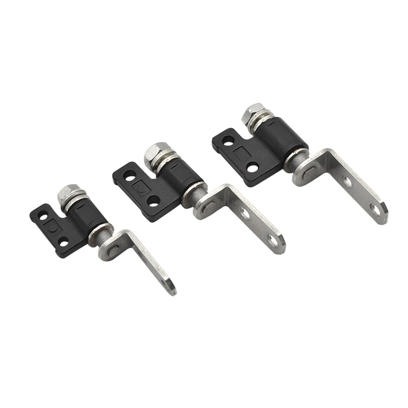 L-Shaped Torque Shaft Arbitrary Stop Damping Hinge Zinc Alloy Small 360-Degree Rotation Damper 1Pcs(Torquevalue0.7nm)