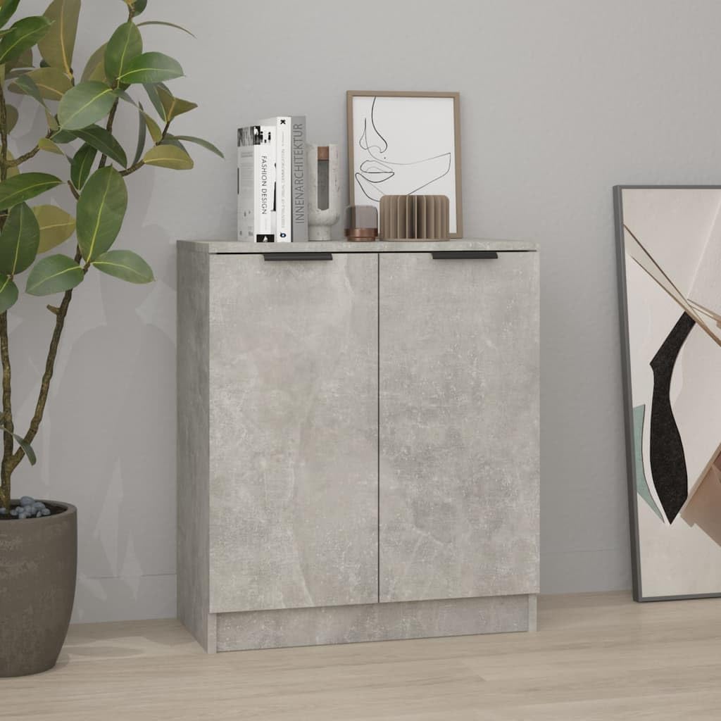 vidaXL Credenza Grigio Cemento 60x30x70 cm in Legno Tecnico
