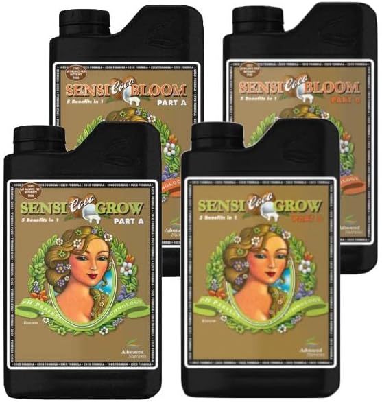 Advanced Nutrients Sensi Coco Grow A & B Bloom A & B 4 Liter Each