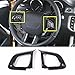 ABS Steering Wheel Control Frame Trim Cover for Land Rover Range Rover Evoque SUV 2012-2018 (Carbon fiber)