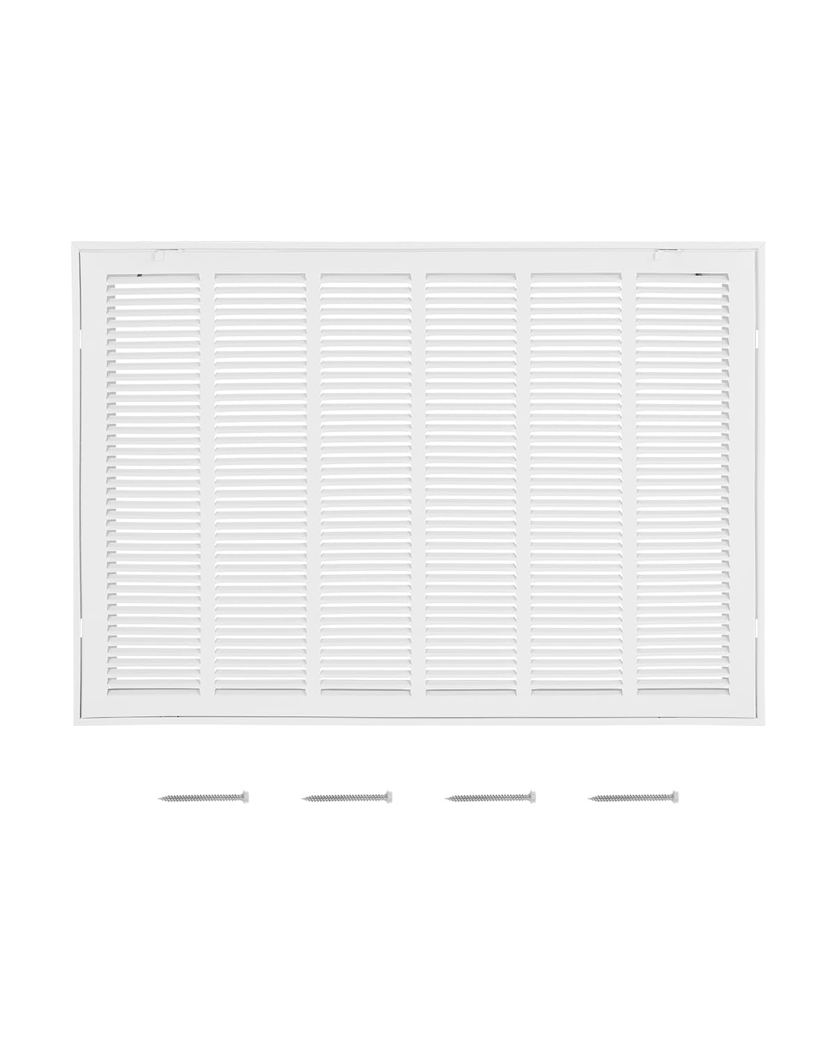 VEVOR Grille de Retour d'Air pour Ouverture de Conduit 75,5x50,5 cm, Grille de Ventilation de Retour d'Air Murale, en Acier Revêtement en Poudre, pour Amélioration de la Ventilation, Filtre Non Inclus
