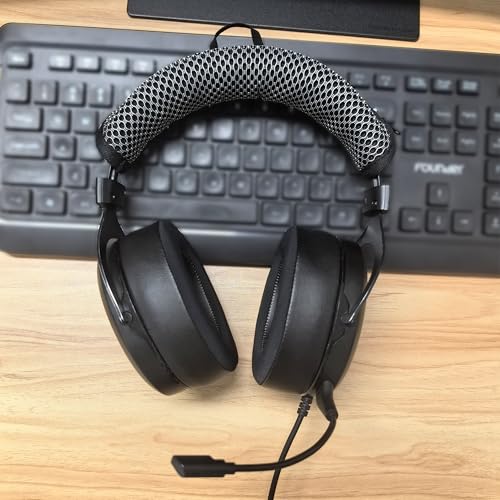 HS75 Almohadillas Compatibles con Auriculares Corsair HS75 XB/HS70/HS60/HS50/Pro (Gel de Enfriamiento y Espuma de Memoria) miniatura 6