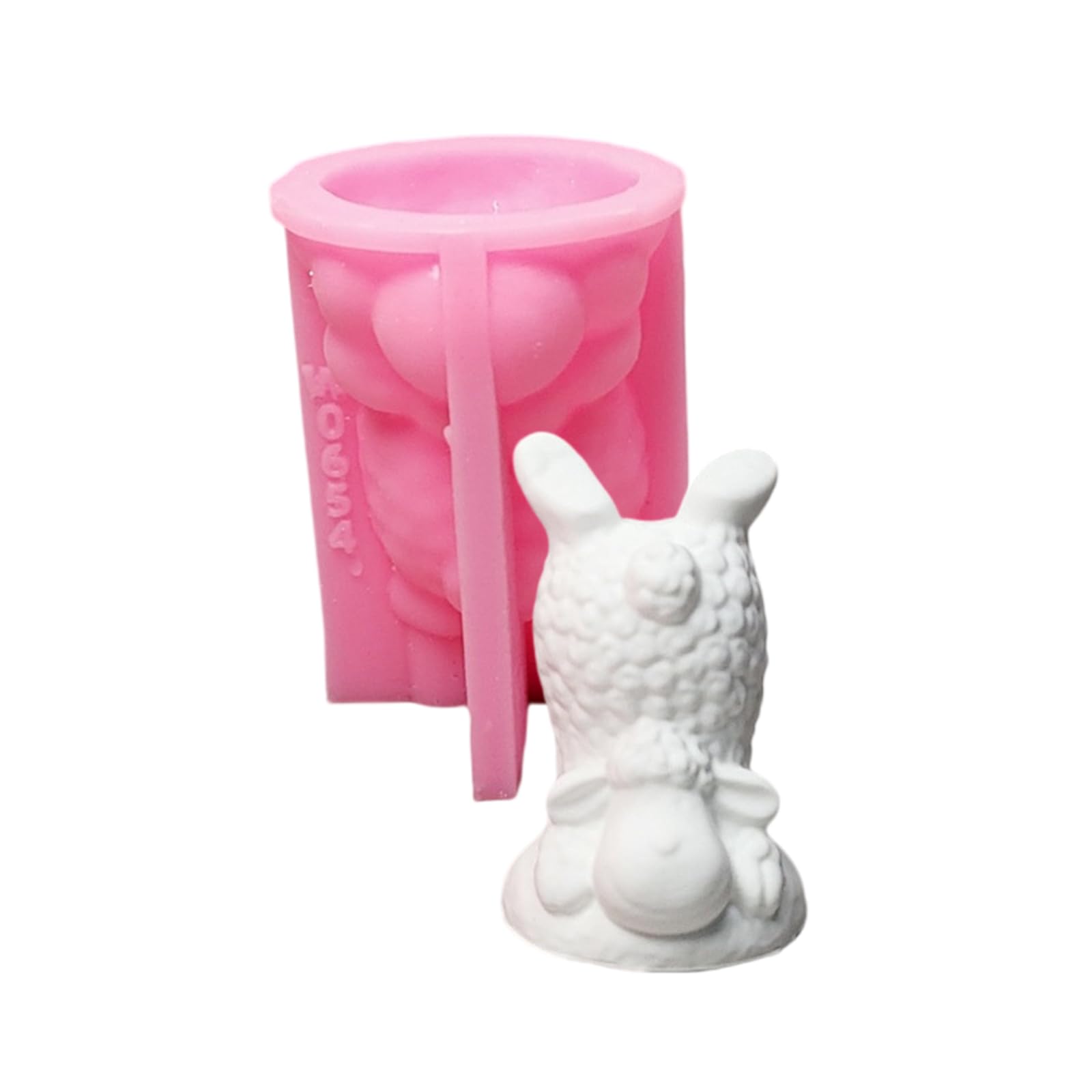 Woedpez Lovely Animal Molds Castings Inverted Goat Silicone Plasters Ornament Epoxy Resin Inverted Goat Animal Silicone