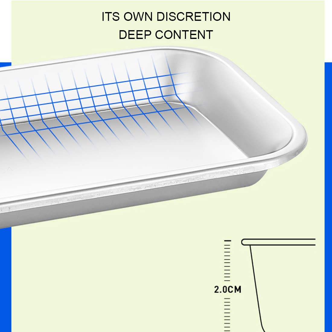 LATRAT Lot De 4 Bols Rectangulaires En Acier Inoxydable Pour