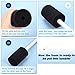 Honoson 3 Sizes 6 Pieces Cup Turner Foam Tumbler Inserts for 1/2 Inch PVC Pipe Tumbler Inserts Accessories Fit 10 oz to 40 oz(Black)