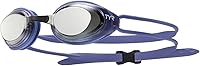 TYR Blackhawk Mirrored Women's Swim Goggles - Watertight Durafit Gaskets, Polarized Lenses, Adjustable Nose Bridge