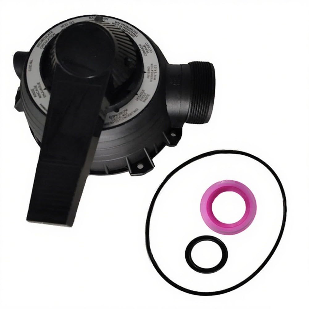 Conjunto de cubierta 77704-0104 para válvulas multipuerto Sta-Rite Wc112-148A y Wc112-147, para pieza de repuesto de plástico para piscina, spa, instalación con kit de sellado, tapas de