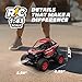 Motor Dayz Remote Control Car/UTV, 2WD Intro to Hobby RC Polaris RZR - 1:43 Scale, 2.4GHz - Red - Trigger Function Remote, Jump Box and Batteries Included, Great Gift