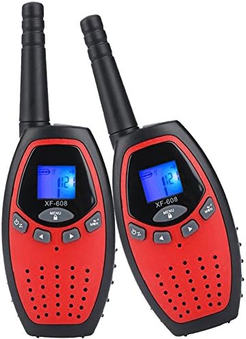 Walkie Talkies for Kids ZOFU Two Way Radio 3 Kilometres Range 22 Channels Children Outdoor Camping Hiking,Red/Black,Pakc of 2