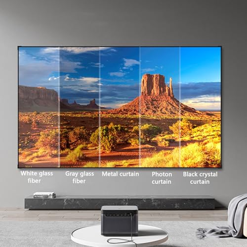 Pantalla de proyección rectangular 60" 16:9 con marco estrecho miniatura 5